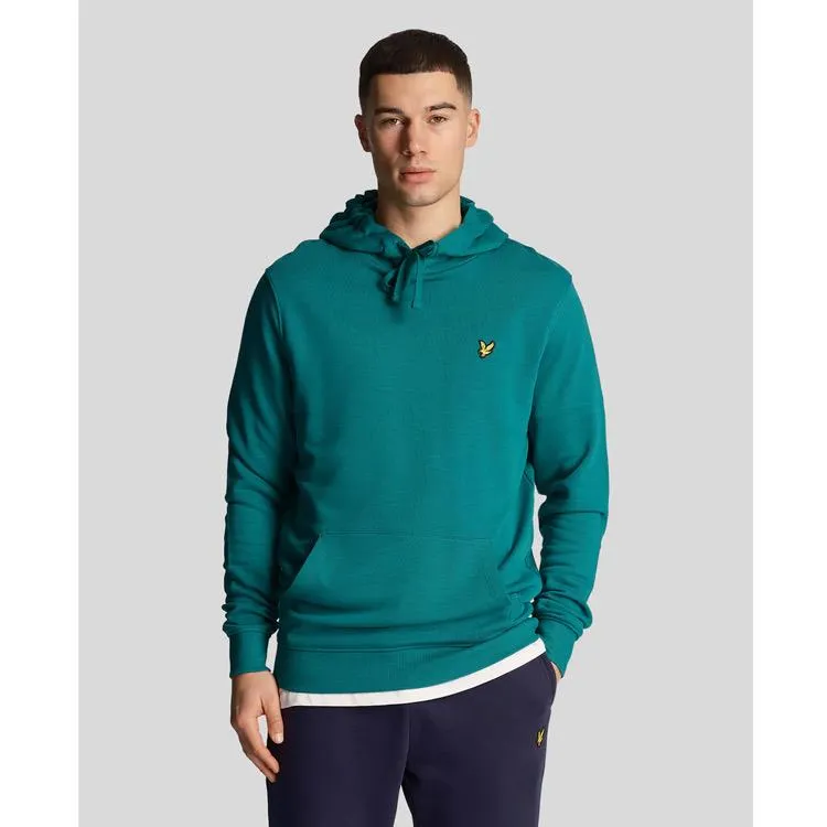 Lyle and Scott Hooded Sweater ML416vog. Court-Green
